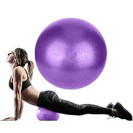 mini pelota yoga pilates 22 cm violeta